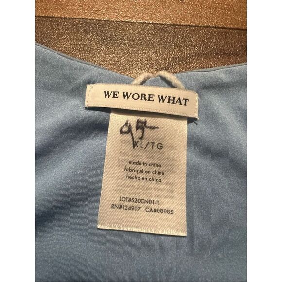 WeWoreWhat Delilah Dusk Blue Bikini Bottom Woman’s Size XL NEW MSRP $95 - Picture 5 of 8